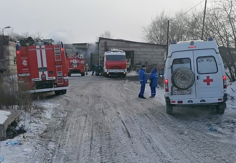 В Черногорске при пожаре погиб мужчина