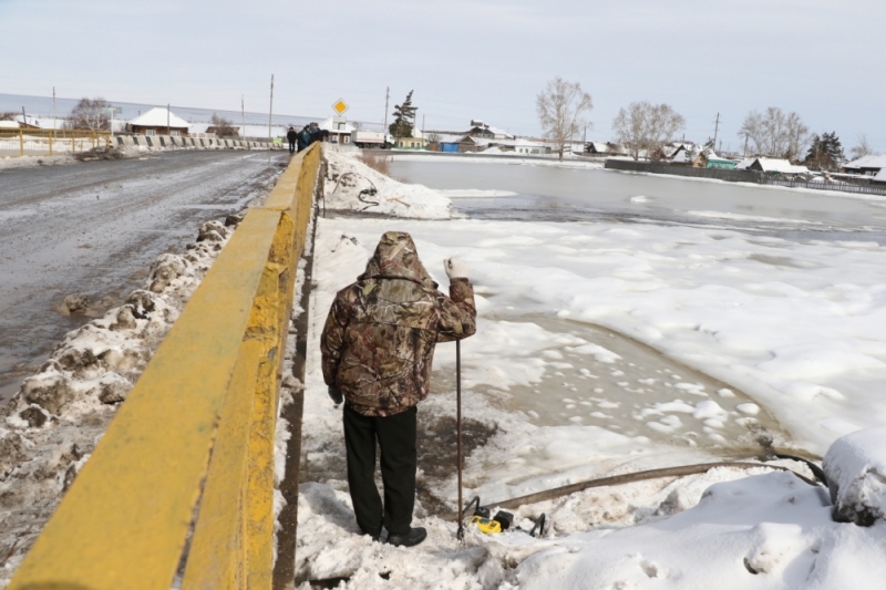 В Хакасии талые воды подтопили участки двух населенных пунктов