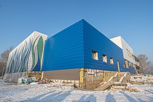 В Хакасии продолжается строительство радиологического корпуса