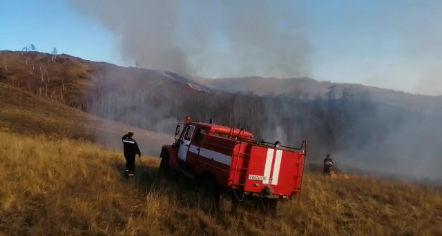 В Хакасии растет число лесных пожаров