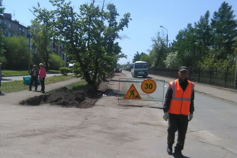 Дорожники приступили к ремонту одной из центральных улиц Черногорска