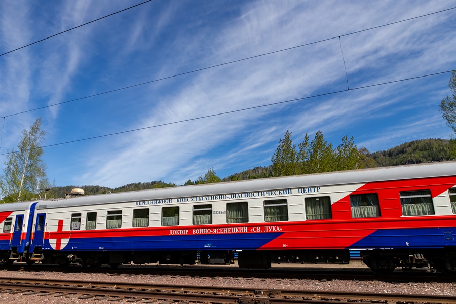 Поезд здоровья Красноярской железной дороги в июне совершит поездку по трём регионам Сибири