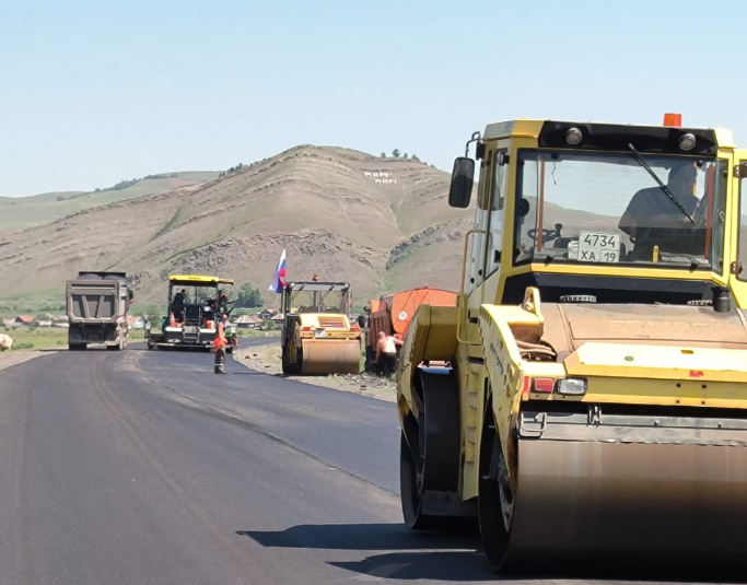 В Хакасии при ремонте региональных дорог применяются новые технологии