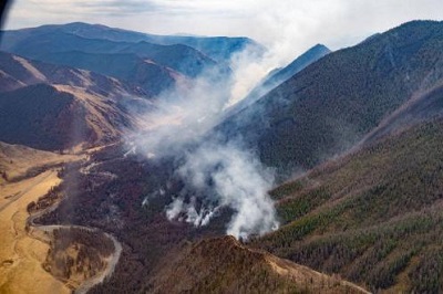 Лесные пожарные Хакасии вернулись из Тувы