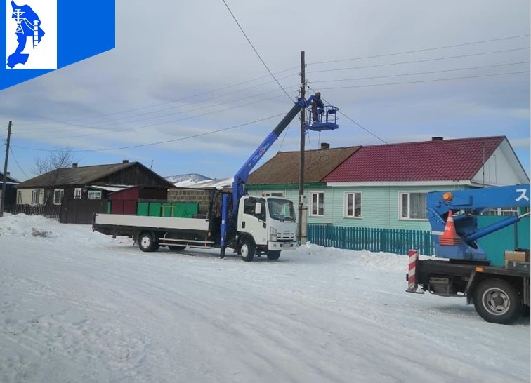 В деревне Подкамень Орджоникидзевского района Хакасии включили уличное освещение