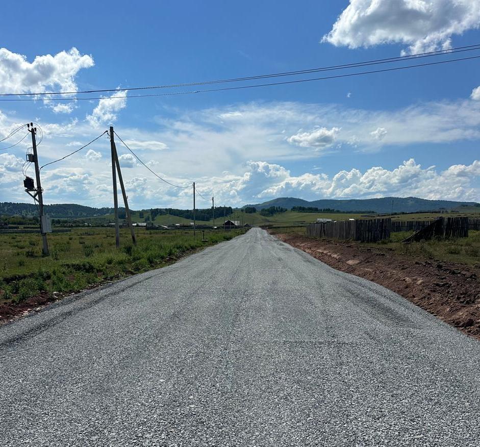 Продолжается развитие транспортной инфраструктуры в селах Хакасии