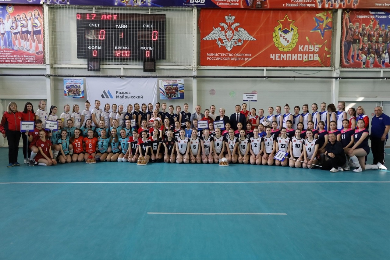 Хакасские волейболистки – победители первенства Сибири