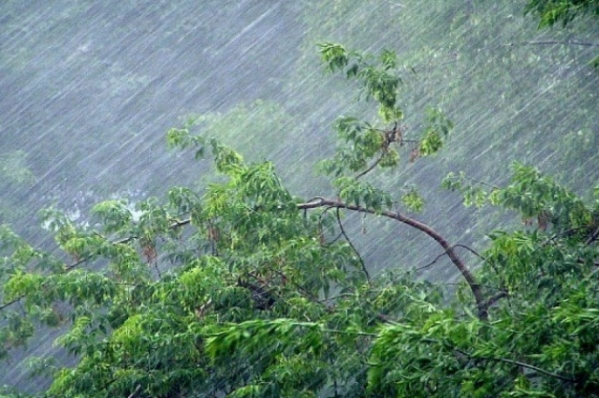 Сильные ливневые дожди с градом ожидаются в Хакасии